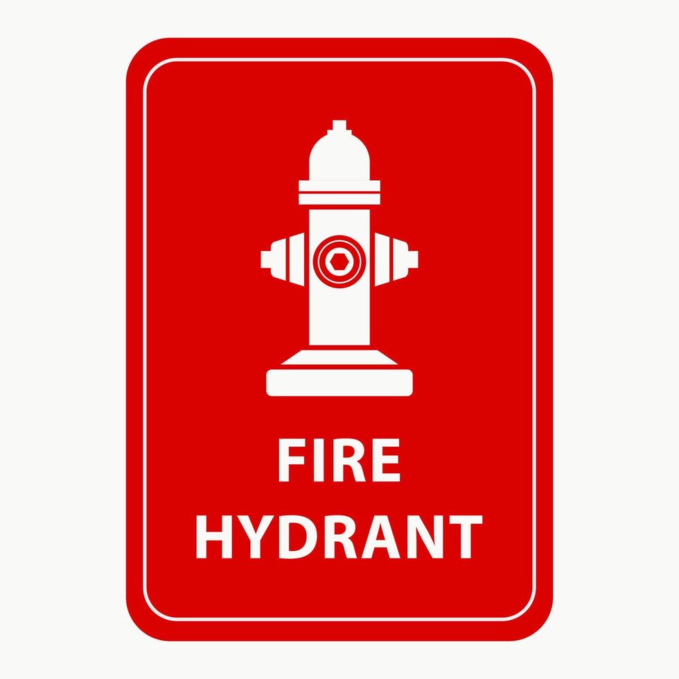 Fire hydrant sign and symbol graphic design vector illustration
