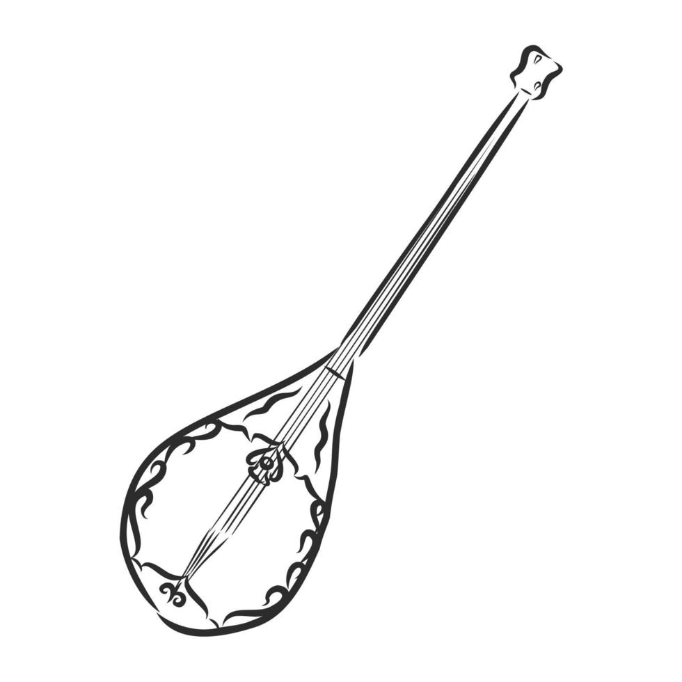domra vector sketch