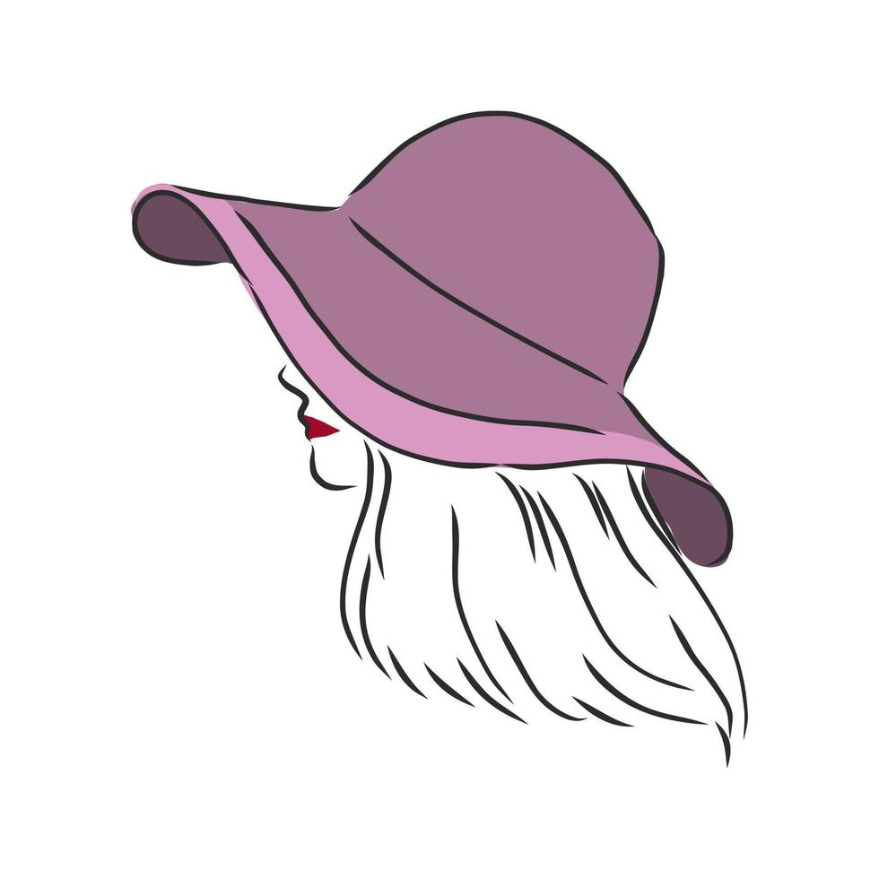 hat vector sketch