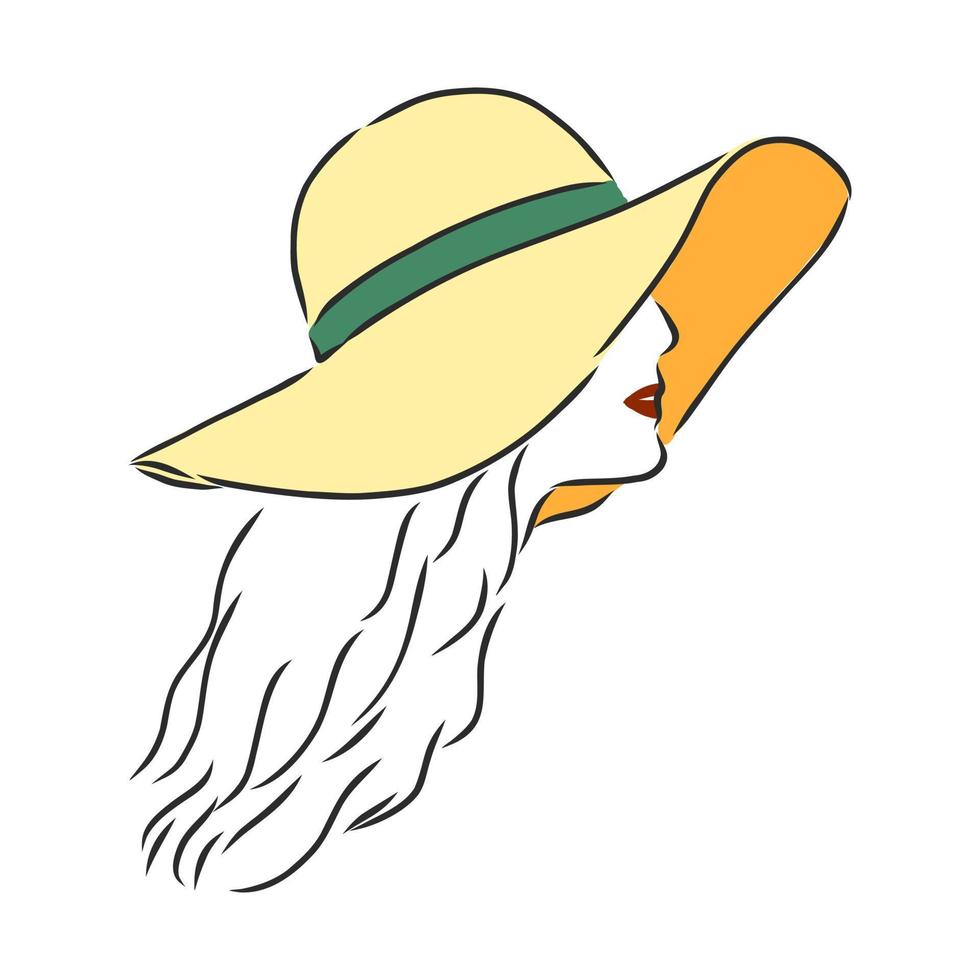 hat vector sketch