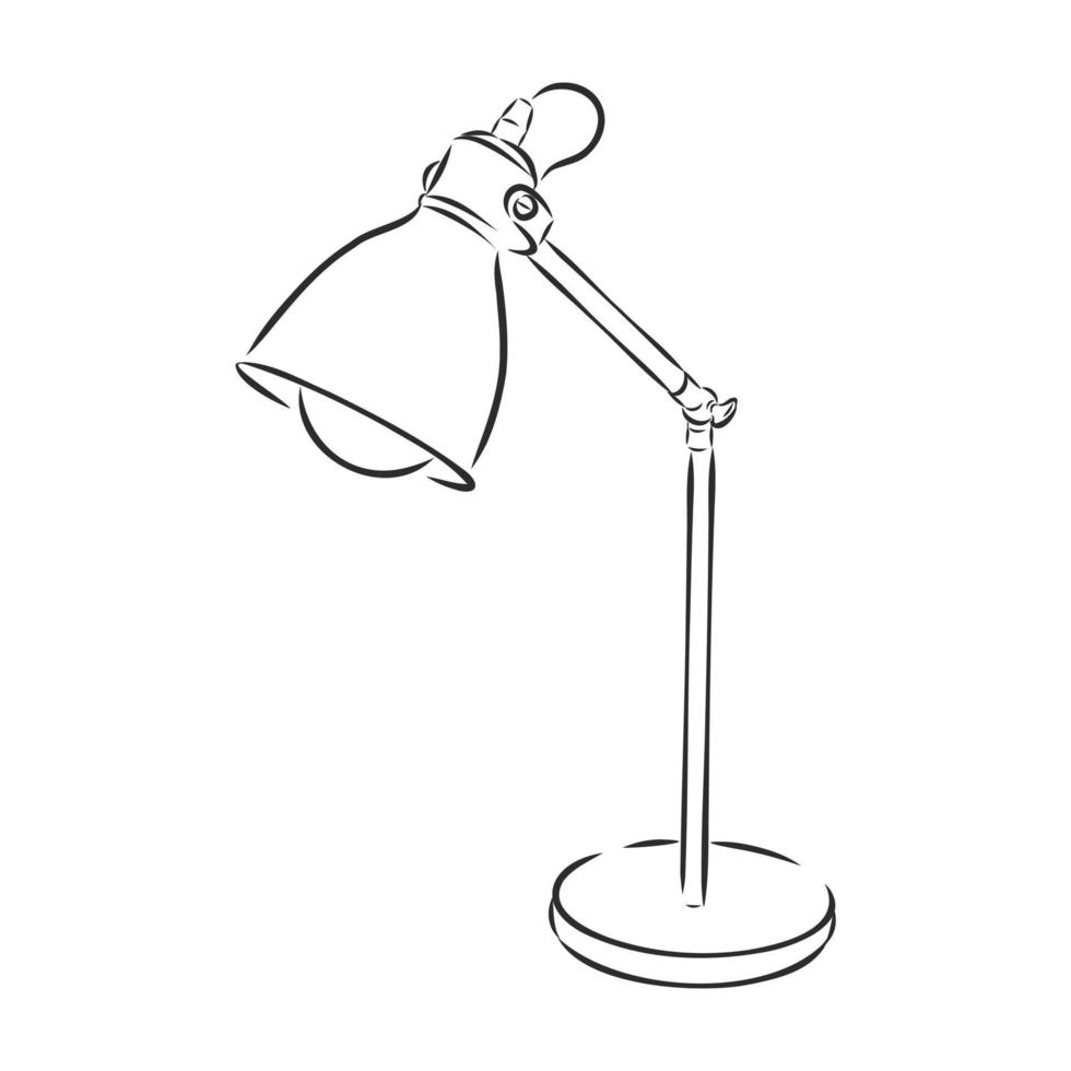 table lamp vector sketch 8686079 Vector Art at Vecteezy