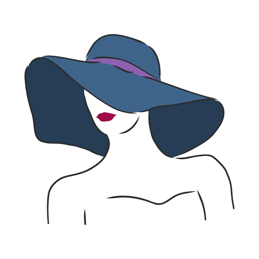 hat vector sketch