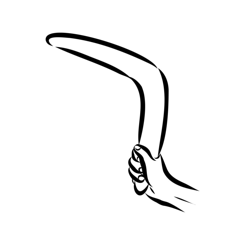 boomerang vector sketch