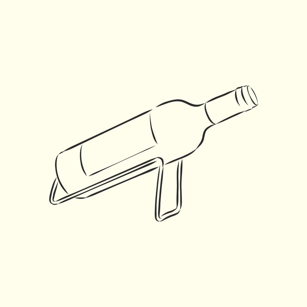 champagne vector sketch