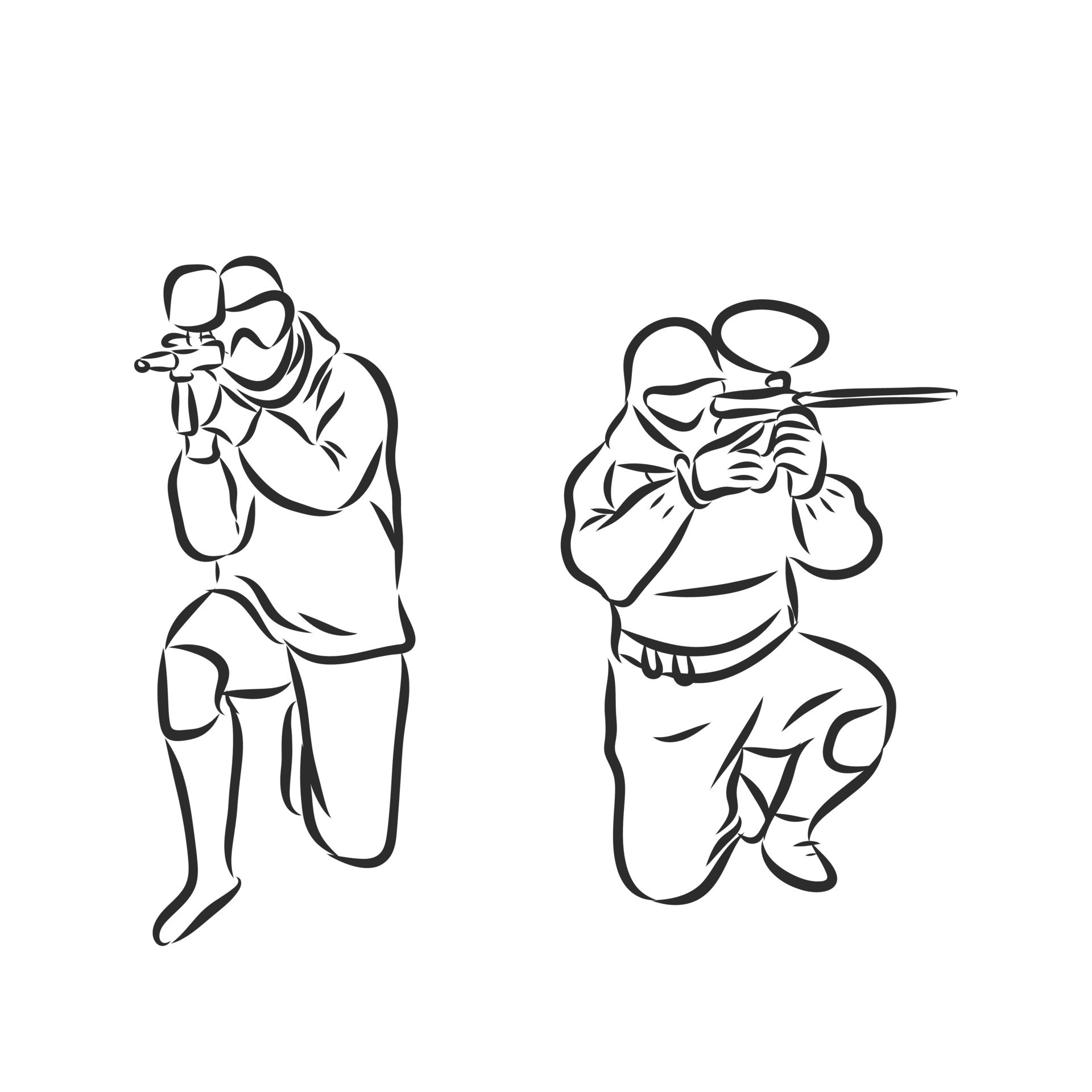 paintball vector sketch 8686255 Vector Art at Vecteezy