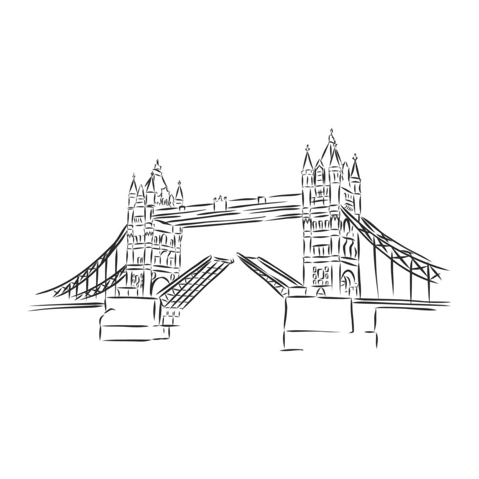 london vector sketch