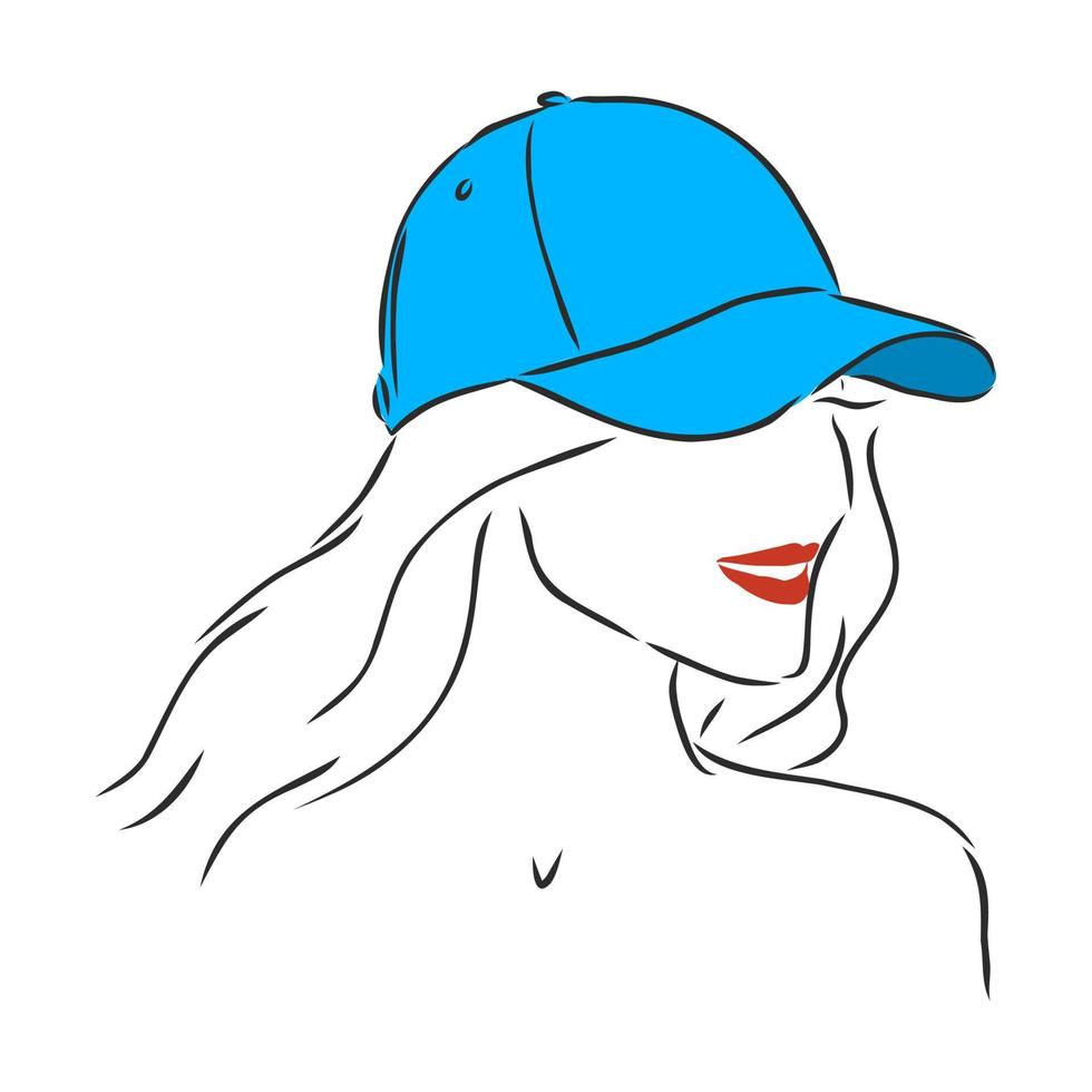 cap vector sketch