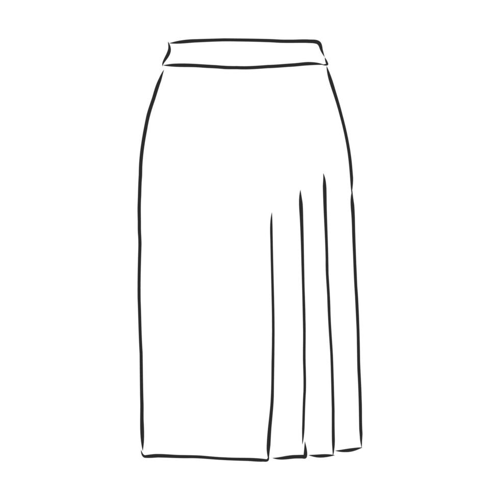 skirt vector sketch