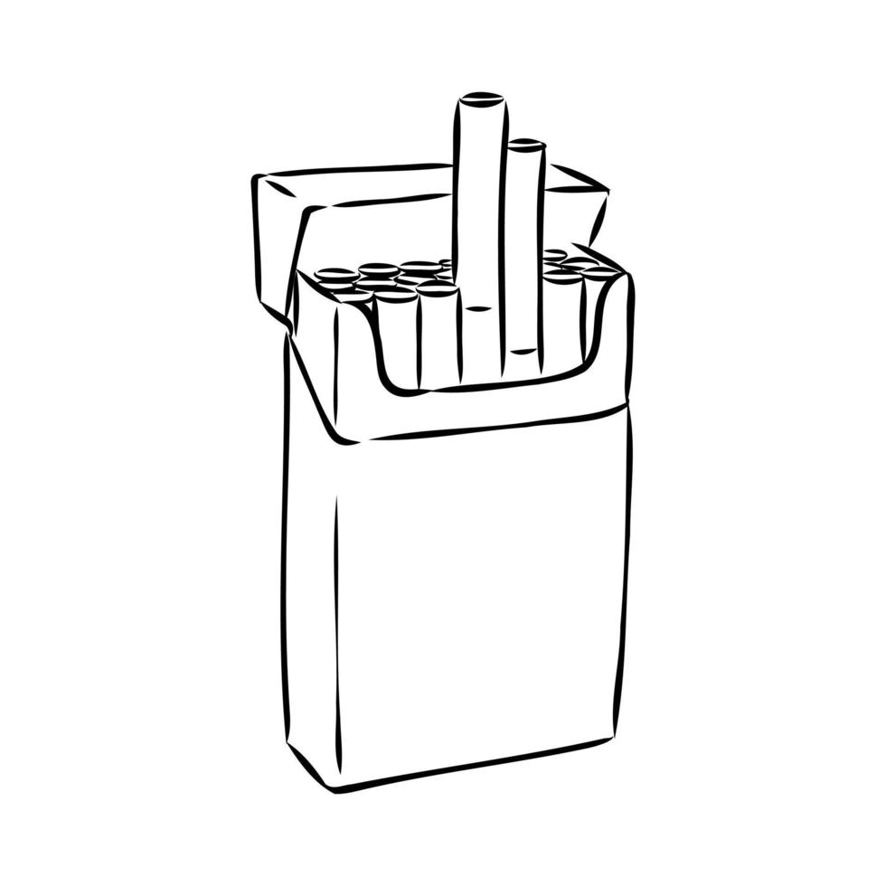 cigarette vector sketch