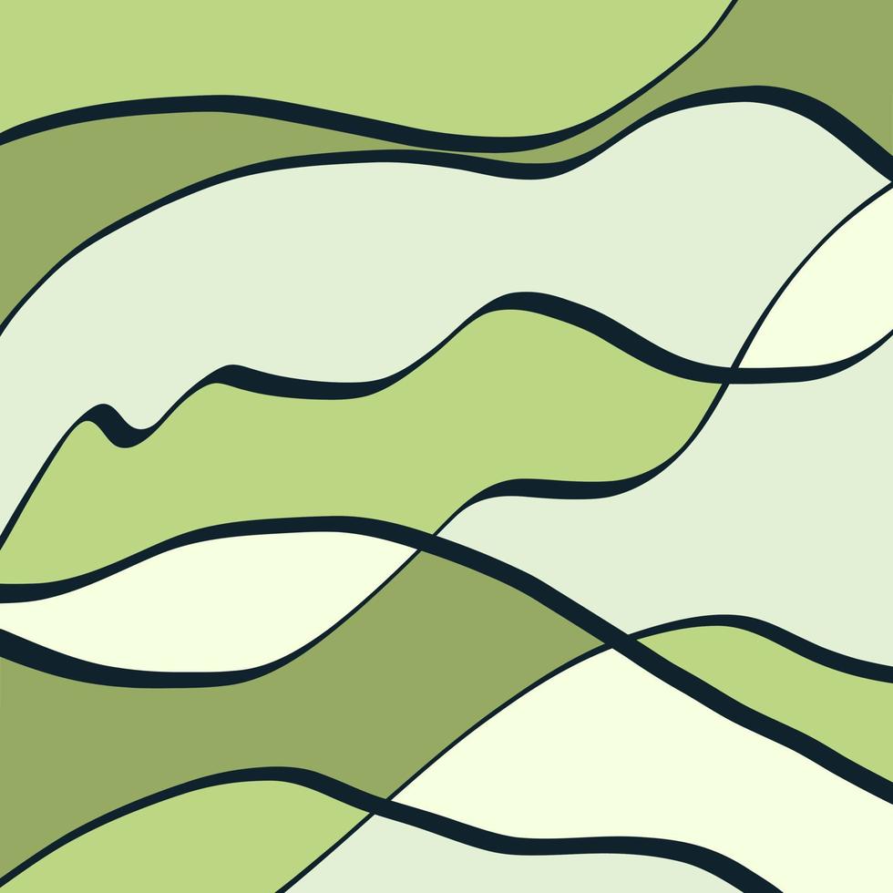 abstract background with waves vector