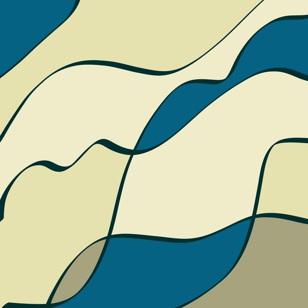 abstract background with waves vector