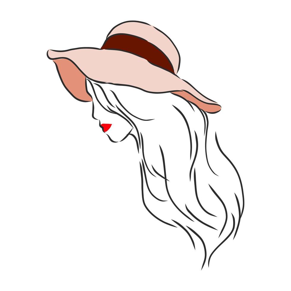 hat vector sketch