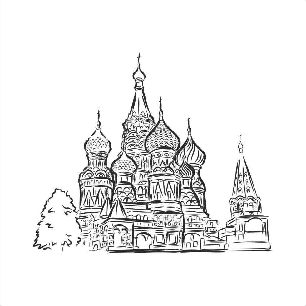 moscow vector sketch