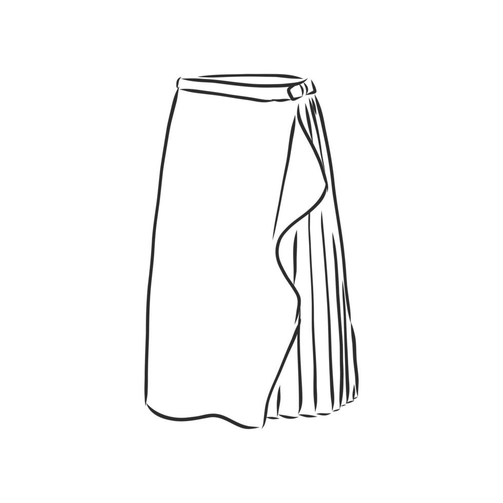 skirt vector sketch