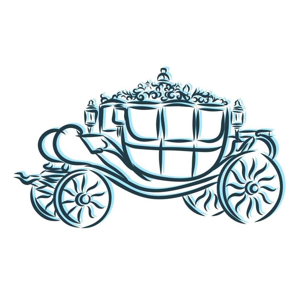 carriage vector sketch