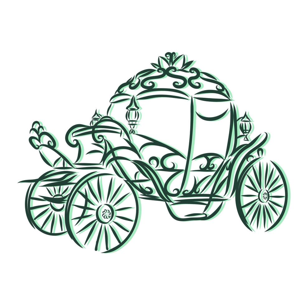 carriage vector sketch