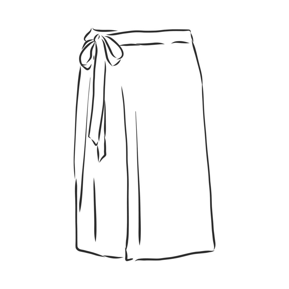 skirt vector sketch