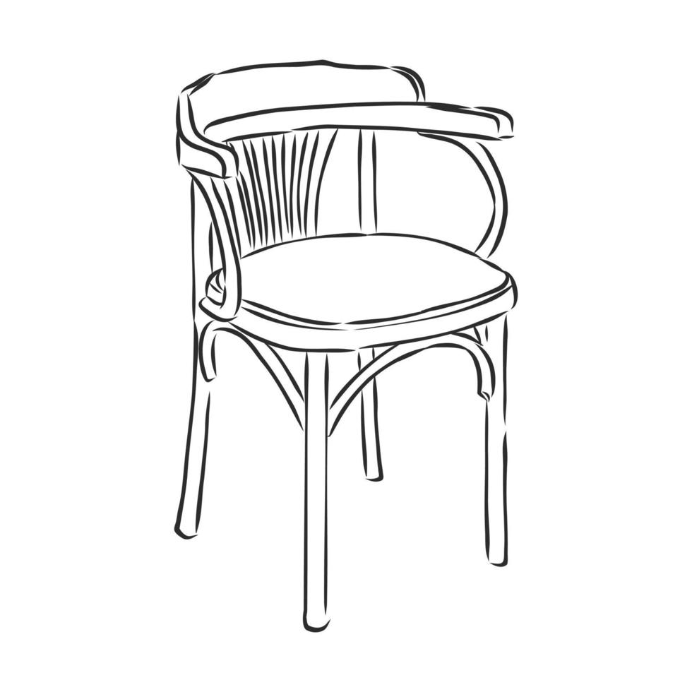 bosquejo del vector de la silla