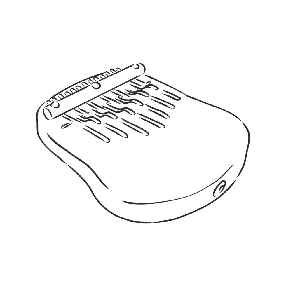 kalimba vector sketch