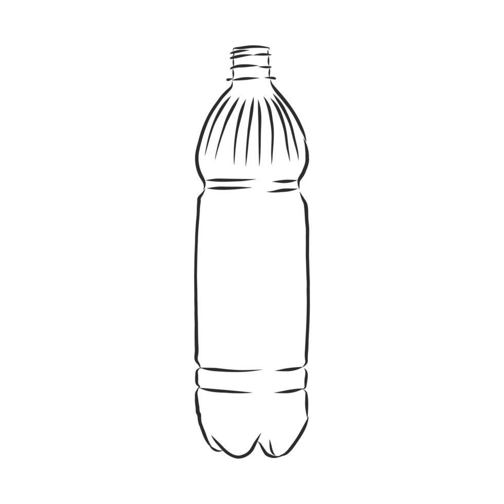 bosquejo del vector de la botella