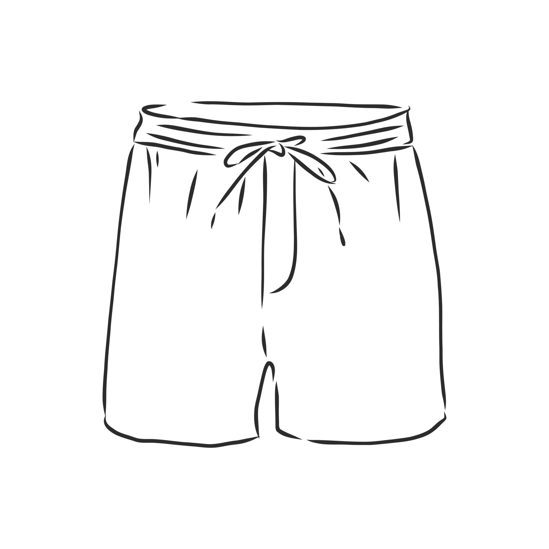 shorts vector sketch 8687125 Vector Art at Vecteezy