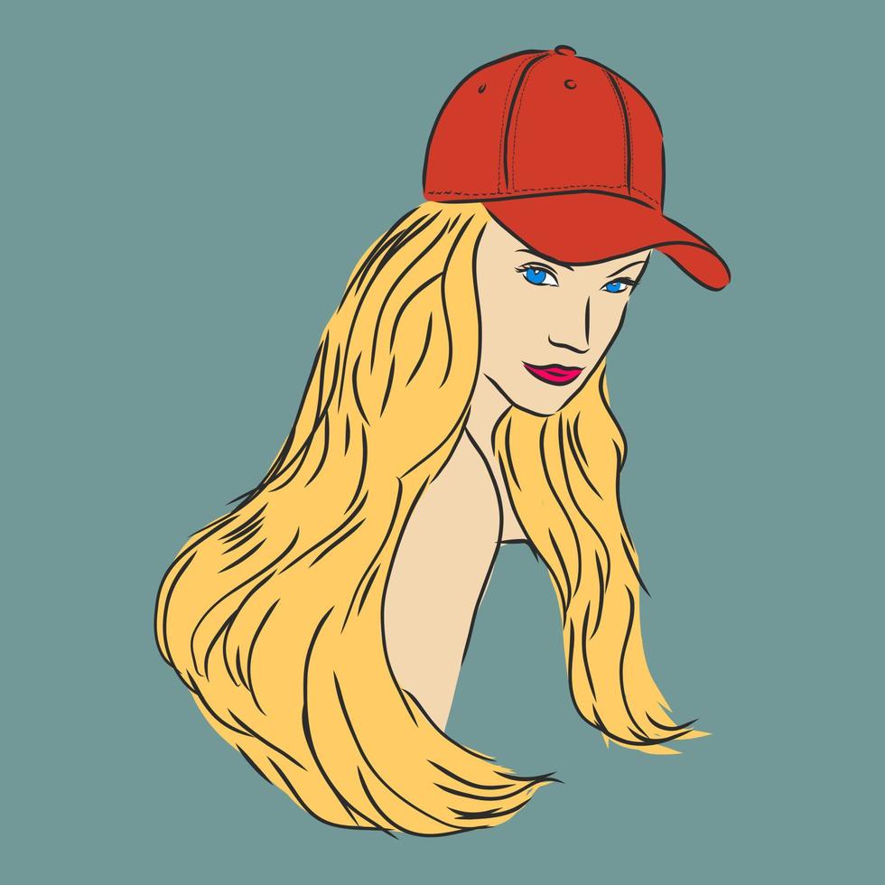 cap vector sketch