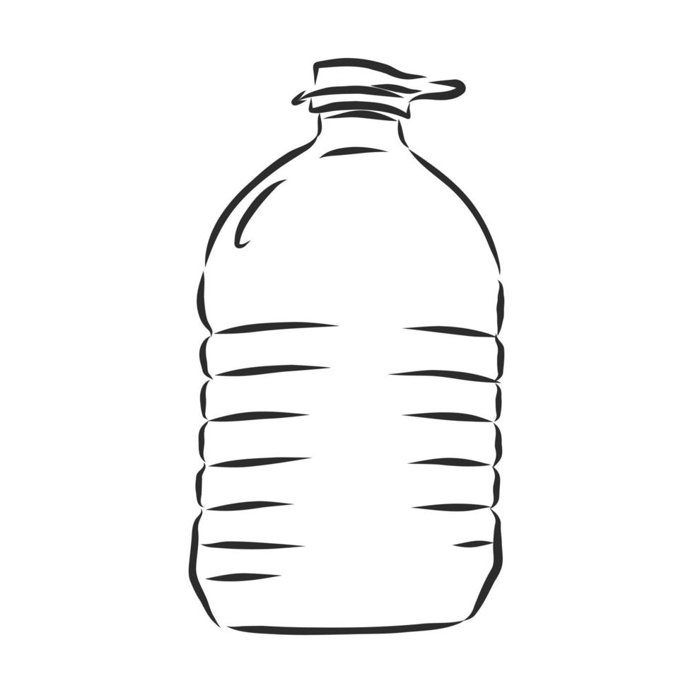 bosquejo del vector de la botella