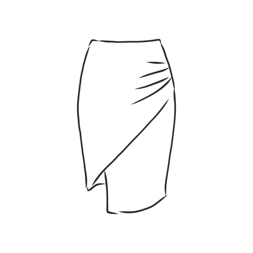 skirt vector sketch