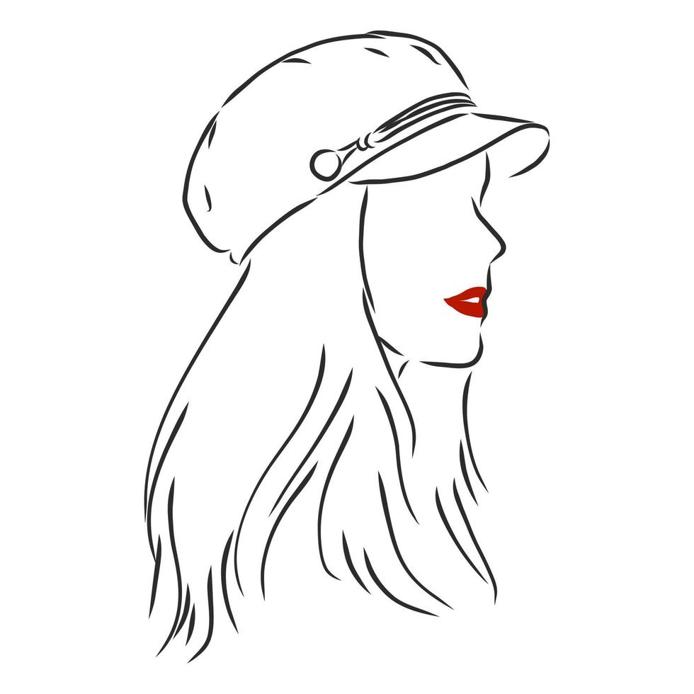hat vector sketch