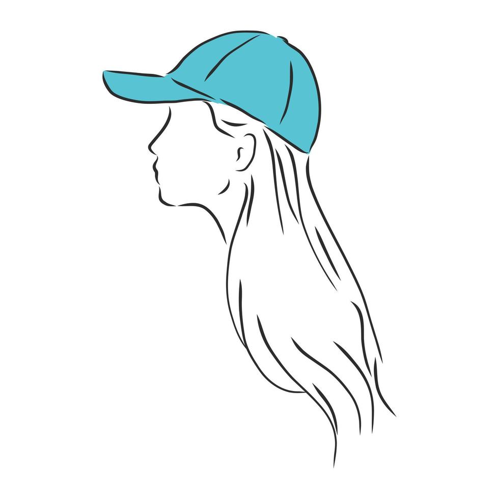 cap vector sketch