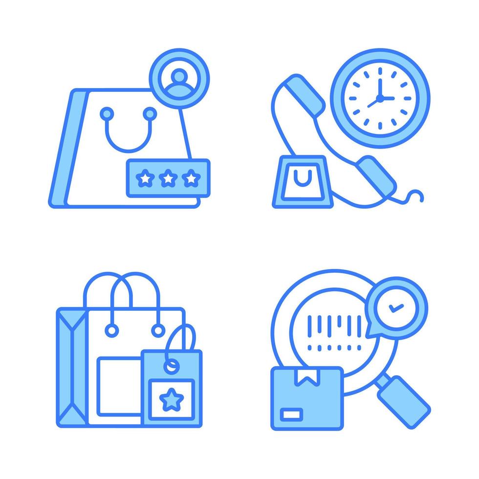 Shopping and E-commerce, Simple vector illustration.