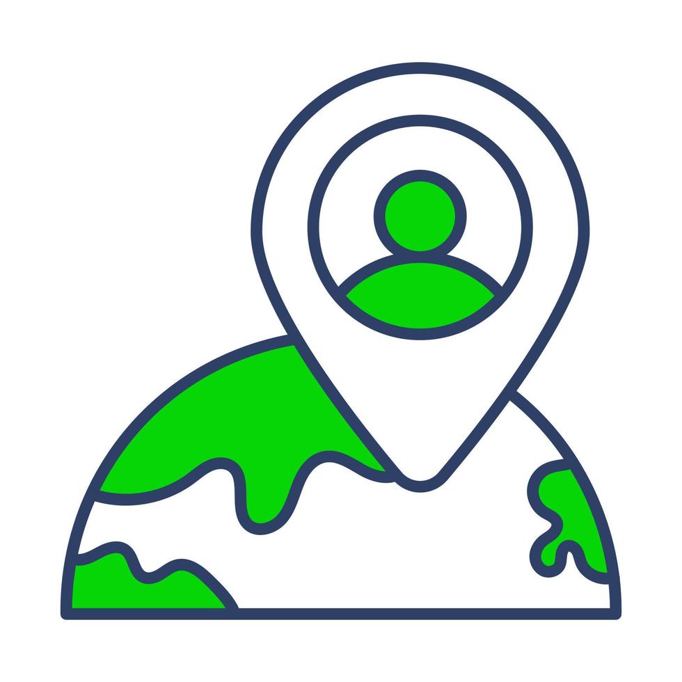 location mark Finance Related Vector Line Icon. Editable Stroke Pixel Perfect.
