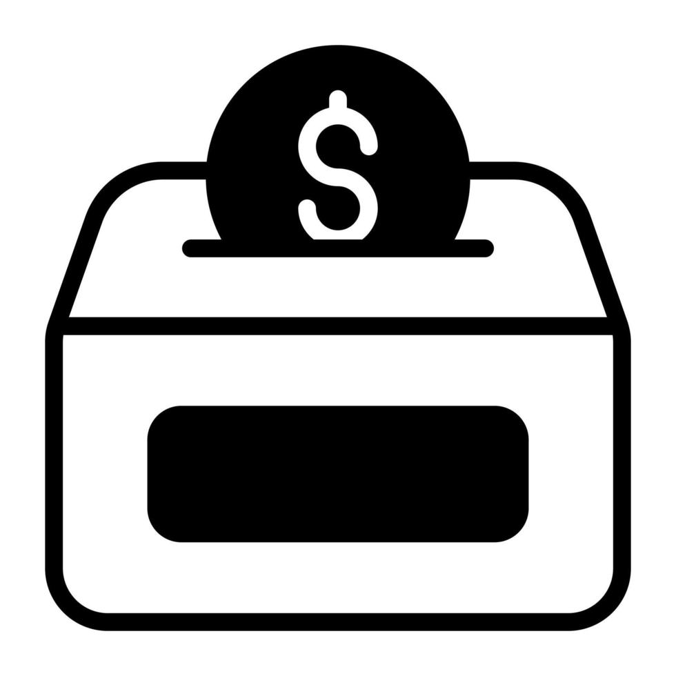 icono de línea vectorial relacionado con la financiación de donaciones. píxel de trazo editable perfecto. vector