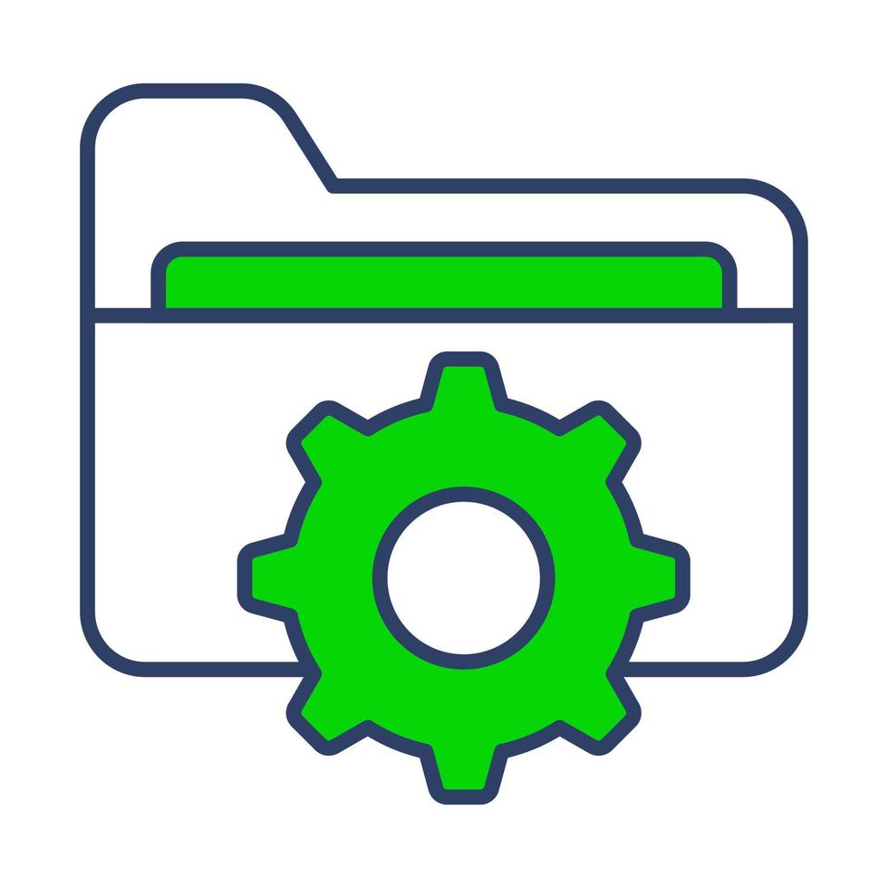 folder management Finance Related Vector Line Icon. Editable Stroke Pixel Perfect.
