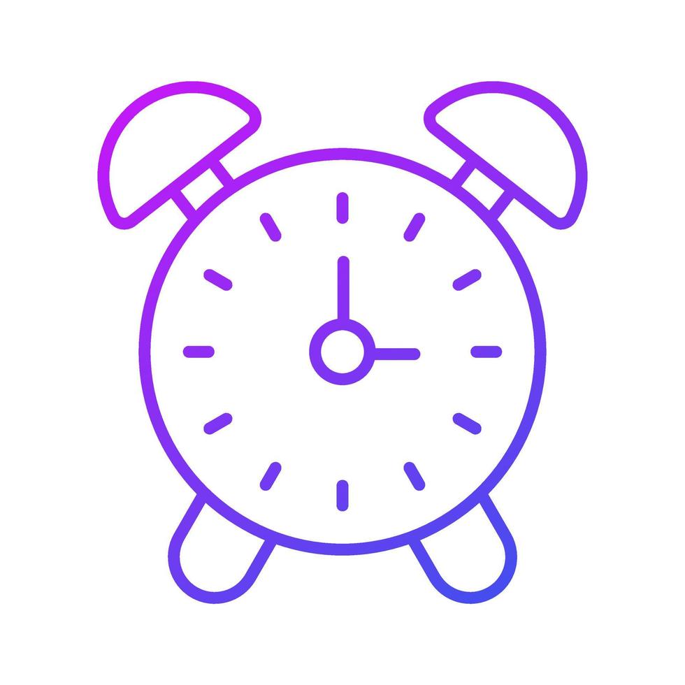 alarm Finance Related Vector Line Icon. Editable Stroke Pixel Perfect.