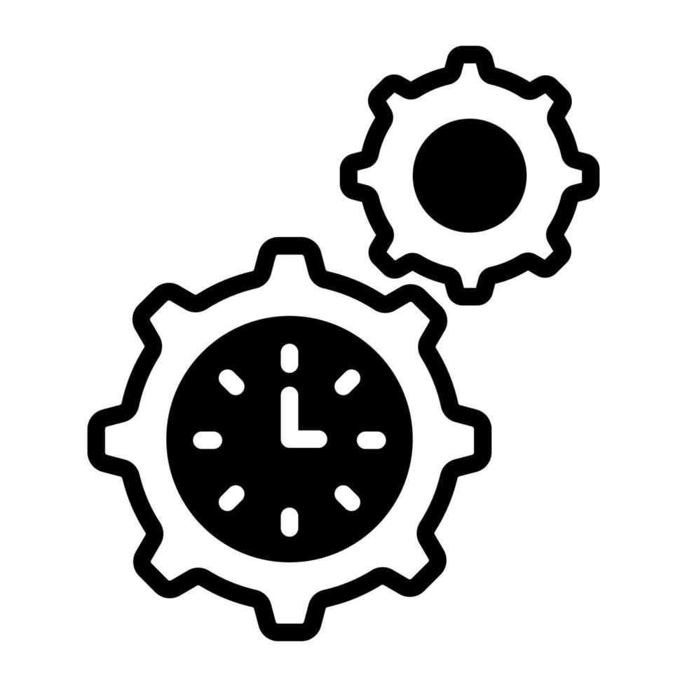 time management Finance Related Vector Line Icon. Editable Stroke Pixel Perfect.