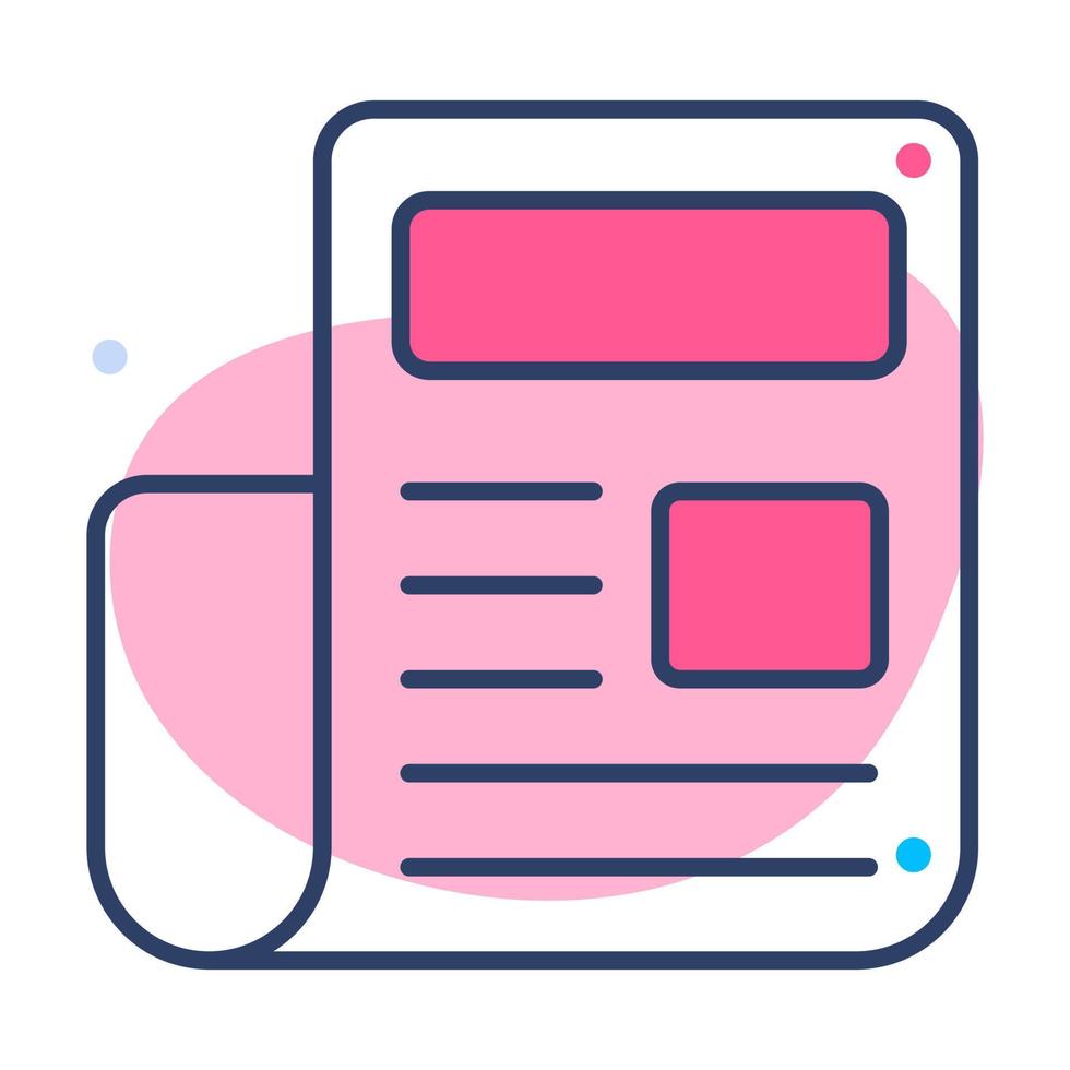 document Finance Related Vector Line Icon. Editable Stroke Pixel Perfect.