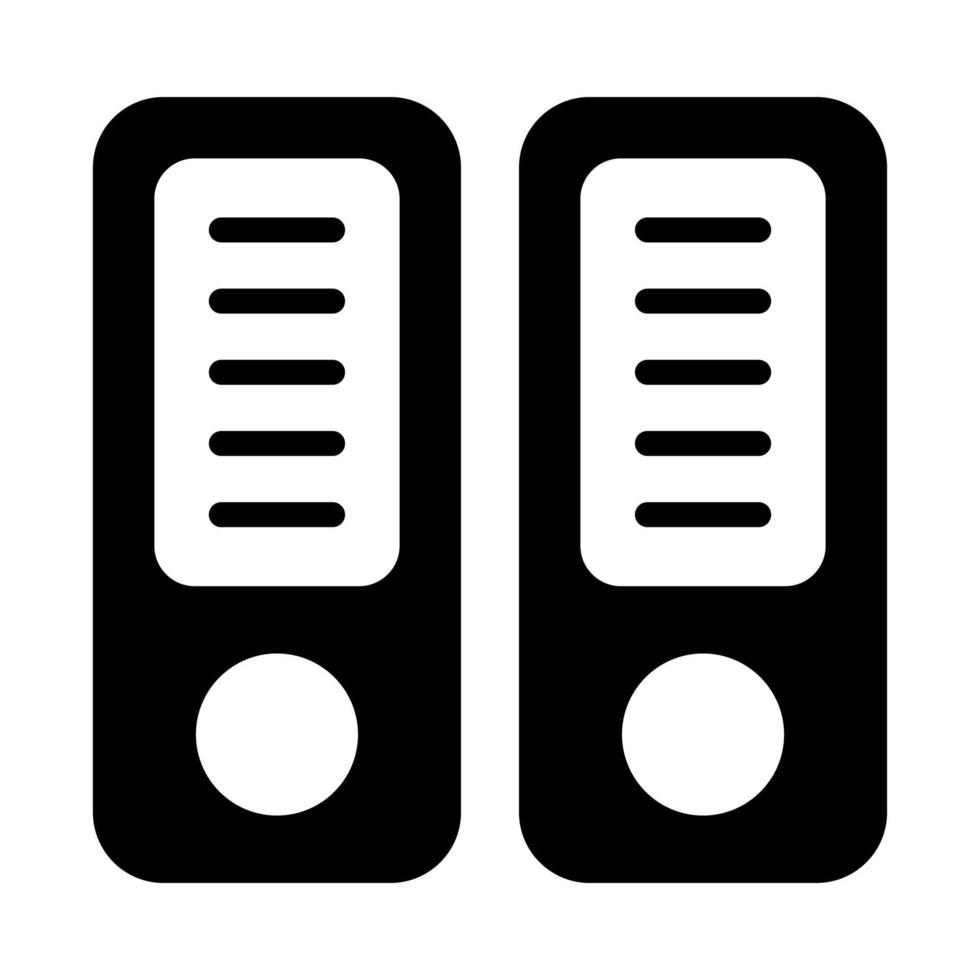 file container Finance Related Vector Line Icon. Editable Stroke Pixel Perfect.