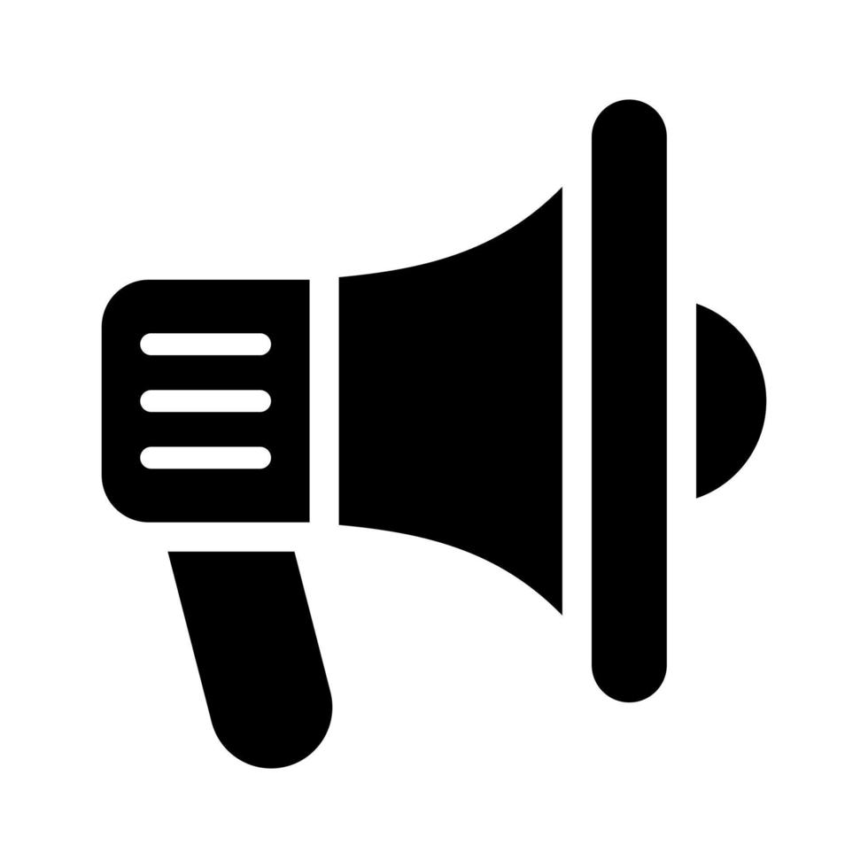 megaphone Finance Related Vector Line Icon. Editable Stroke Pixel Perfect.