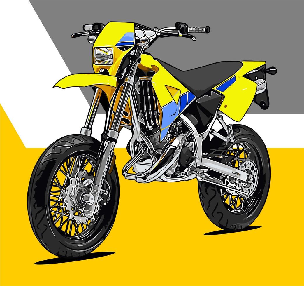 supermoto vector template