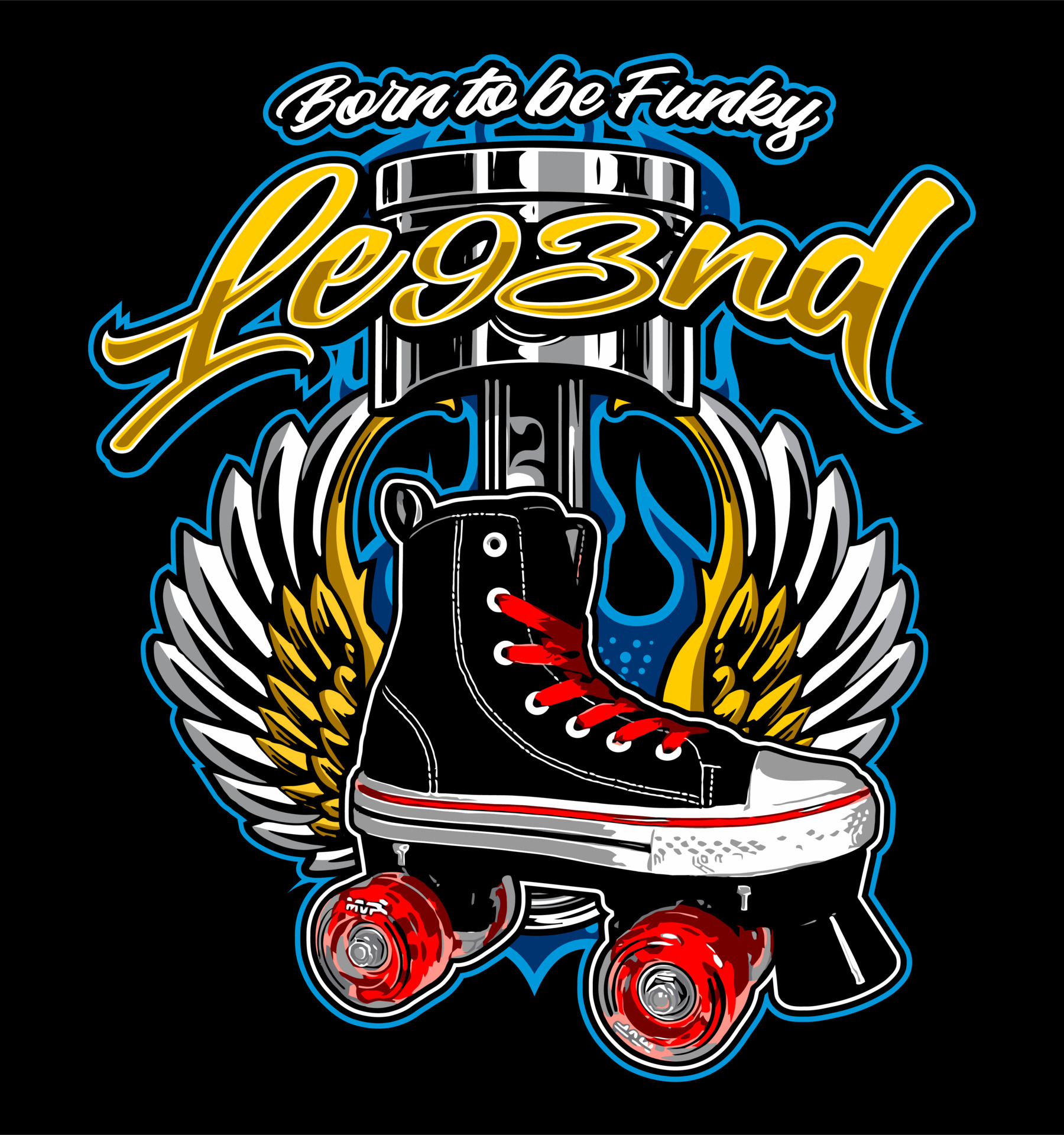 roller skates vector 8687661 Vector Art at Vecteezy