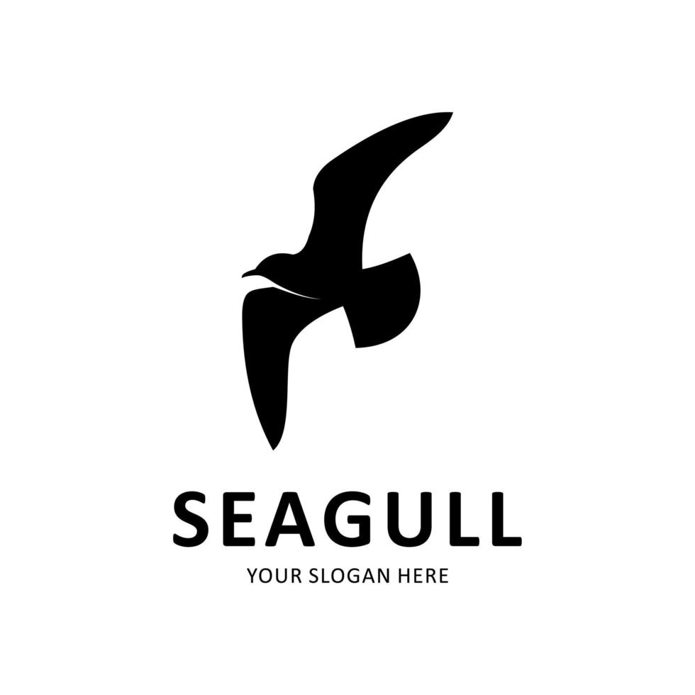 seagull logo vector