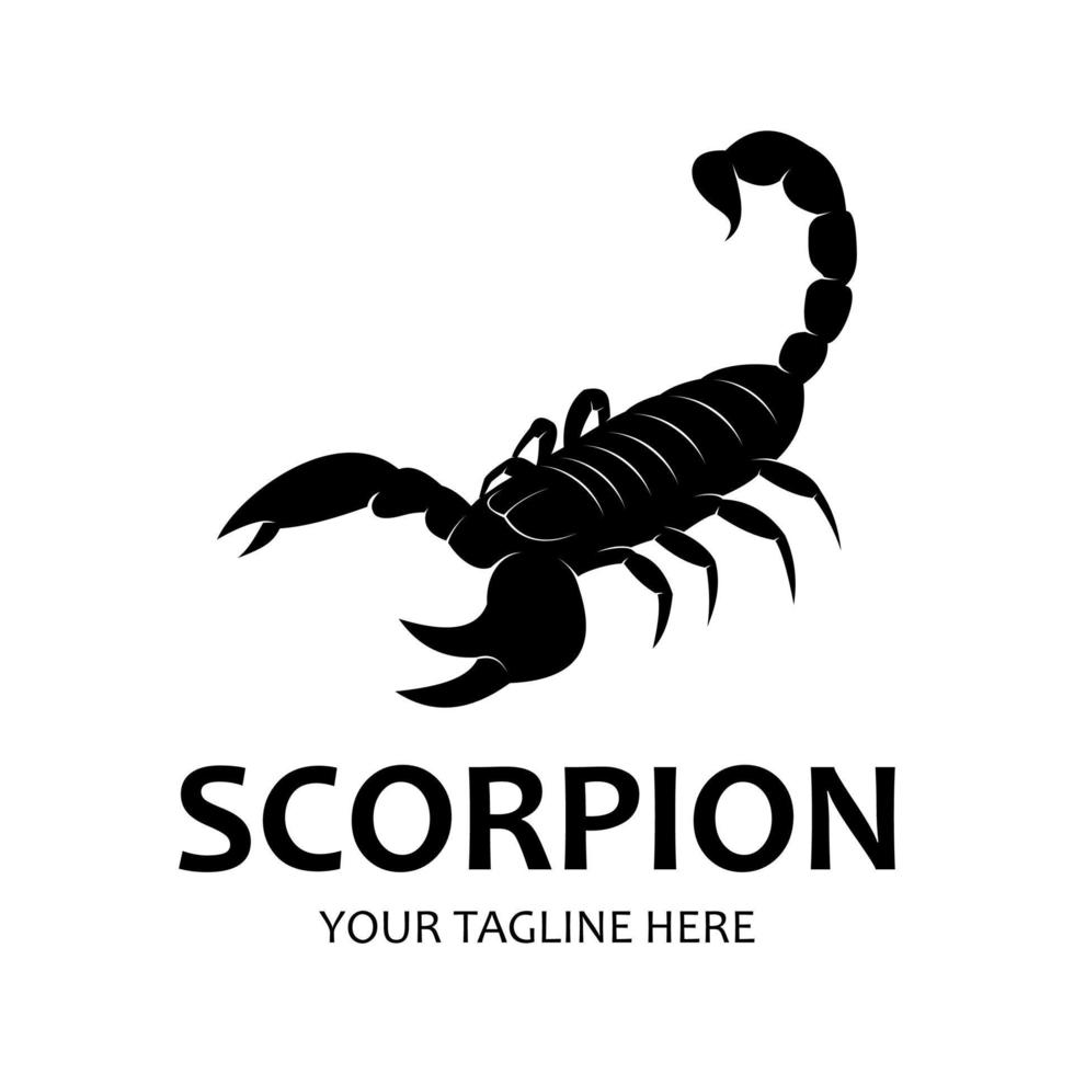 vector de logotipo de escorpión
