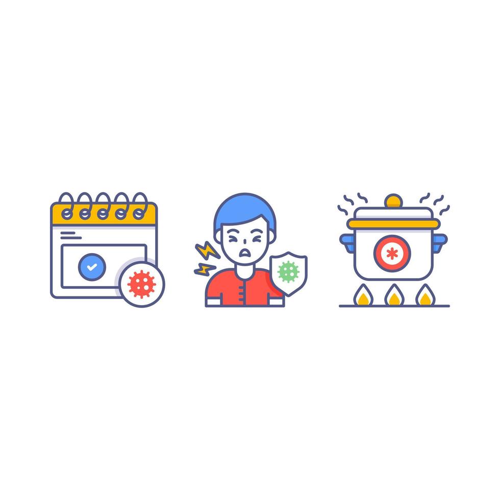 Set of Medical and Healthcare, vector icons. Premium quality symbols.