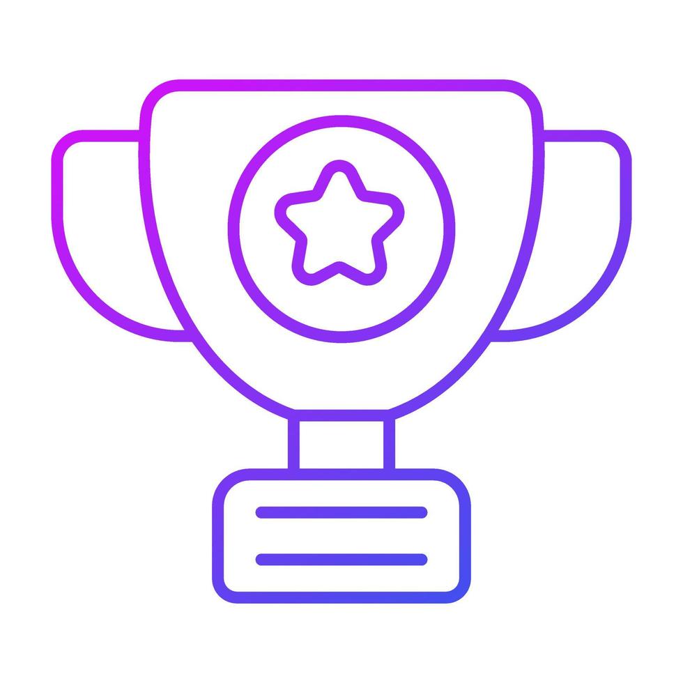 trophy Finance Related Vector Line Icon. Editable Stroke Pixel Perfect.