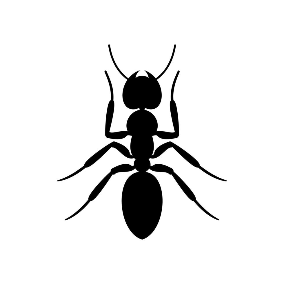 icono de símbolo de hormiga vector