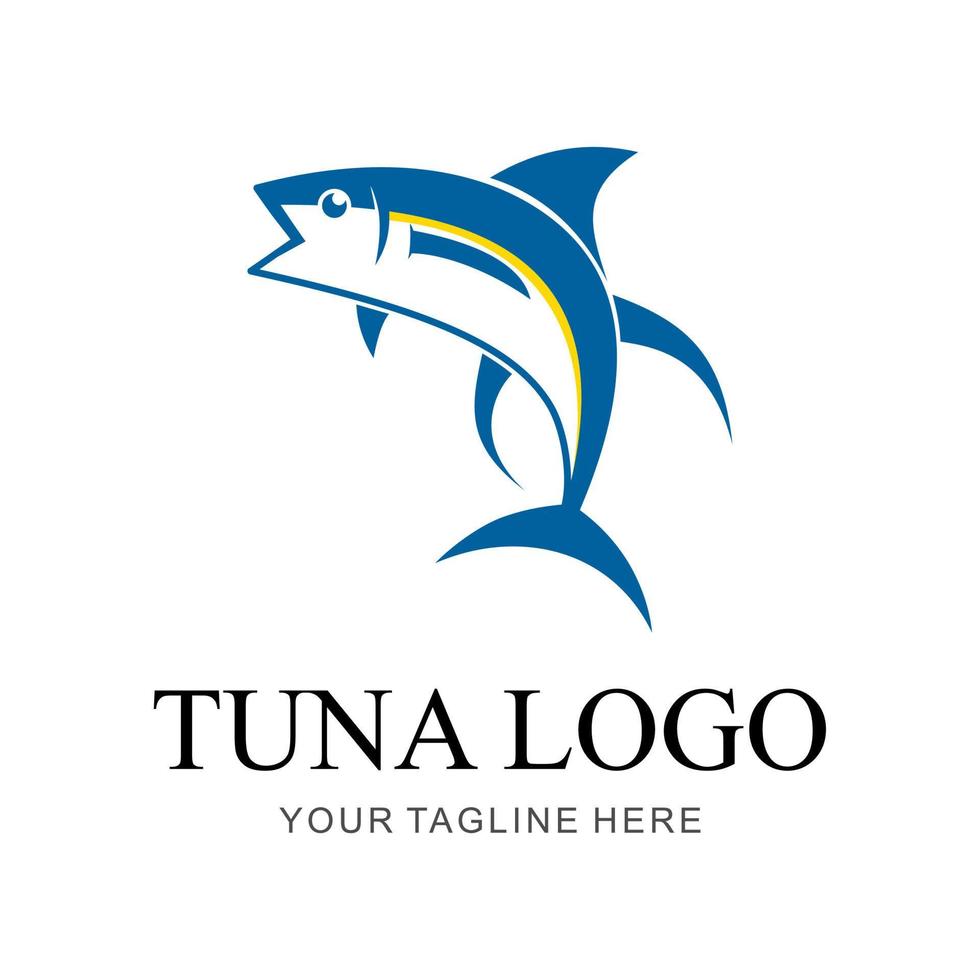 logotipo de atún vector