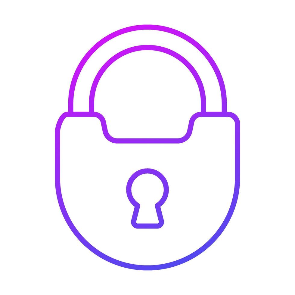 padlock Finance Related Vector Line Icon. Editable Stroke Pixel Perfect.