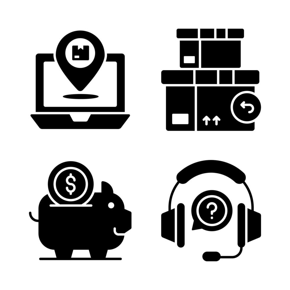 Shopping and E-commerce, Simple vector illustration.