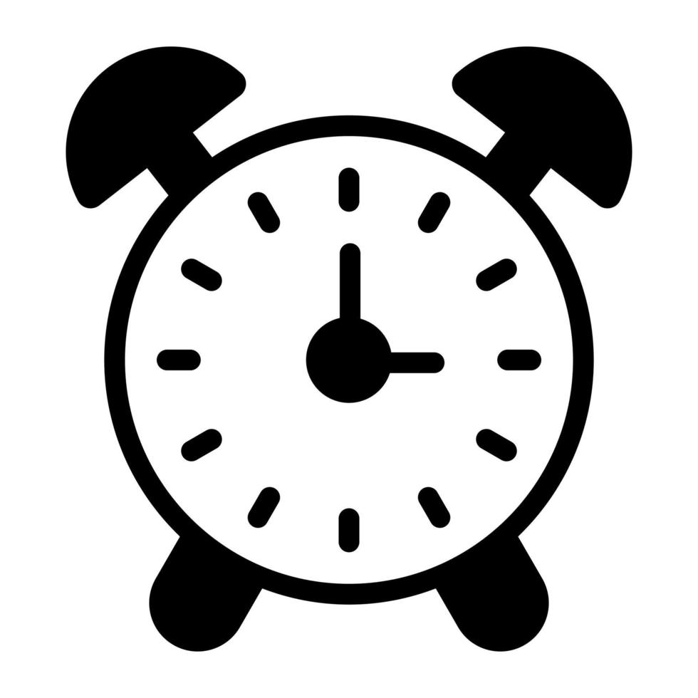 alarm Finance Related Vector Line Icon. Editable Stroke Pixel Perfect.